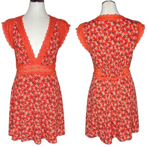 Free People Olivia Mini Dress size 6 NWT - Picture 11 of 11